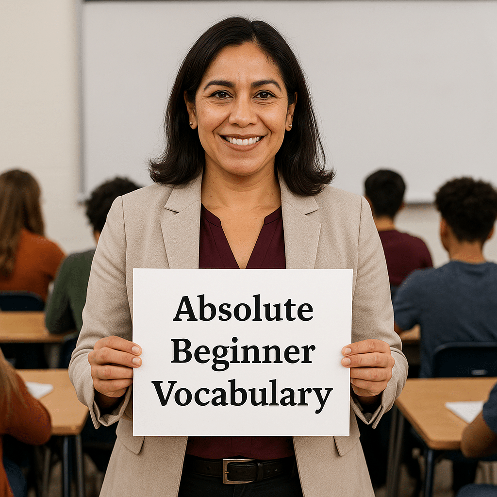 Absolute Beginner Vocabulary Lesson #005V Learn the common Pronouns, I, You, He, She, It, We, You, and They.