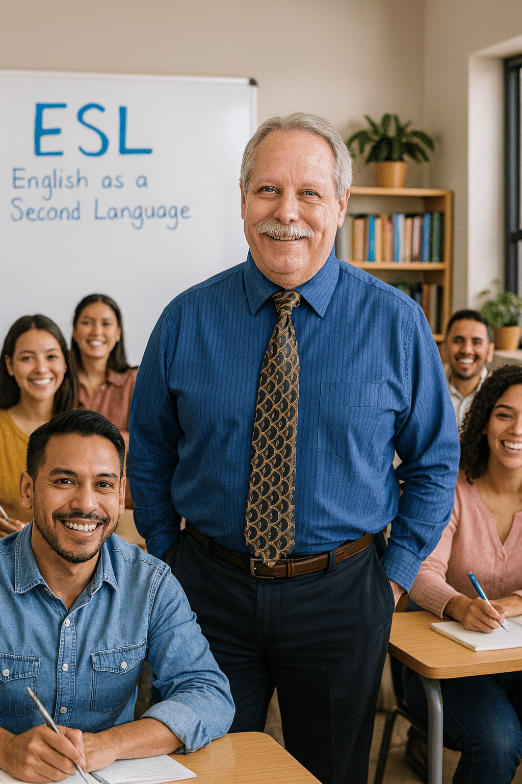 ESL Classroom with Students