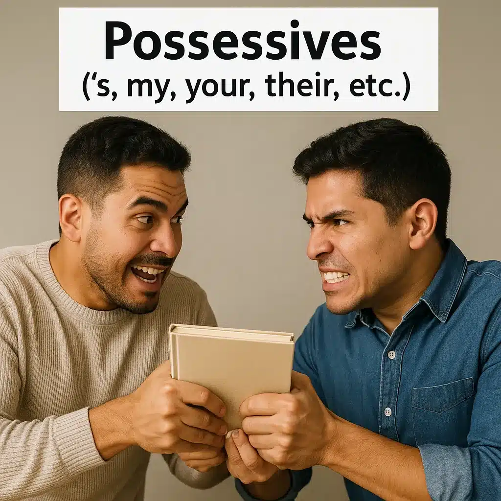 Elementary Grammar Lesson #209G Possessives (’s, my, your, their, etc.)