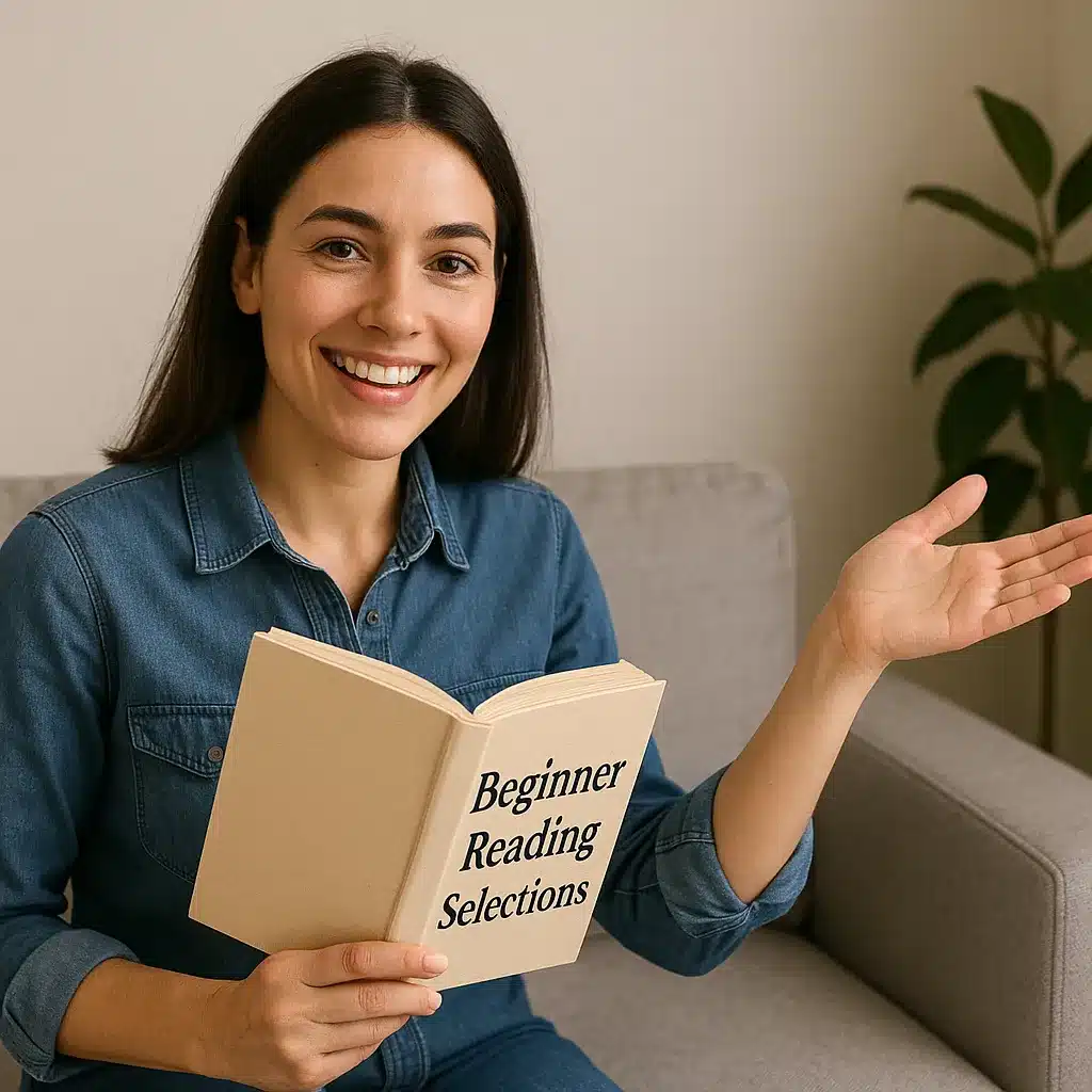 Beginner Reading Lesson #101R Meet Anna: A Simple Introduction