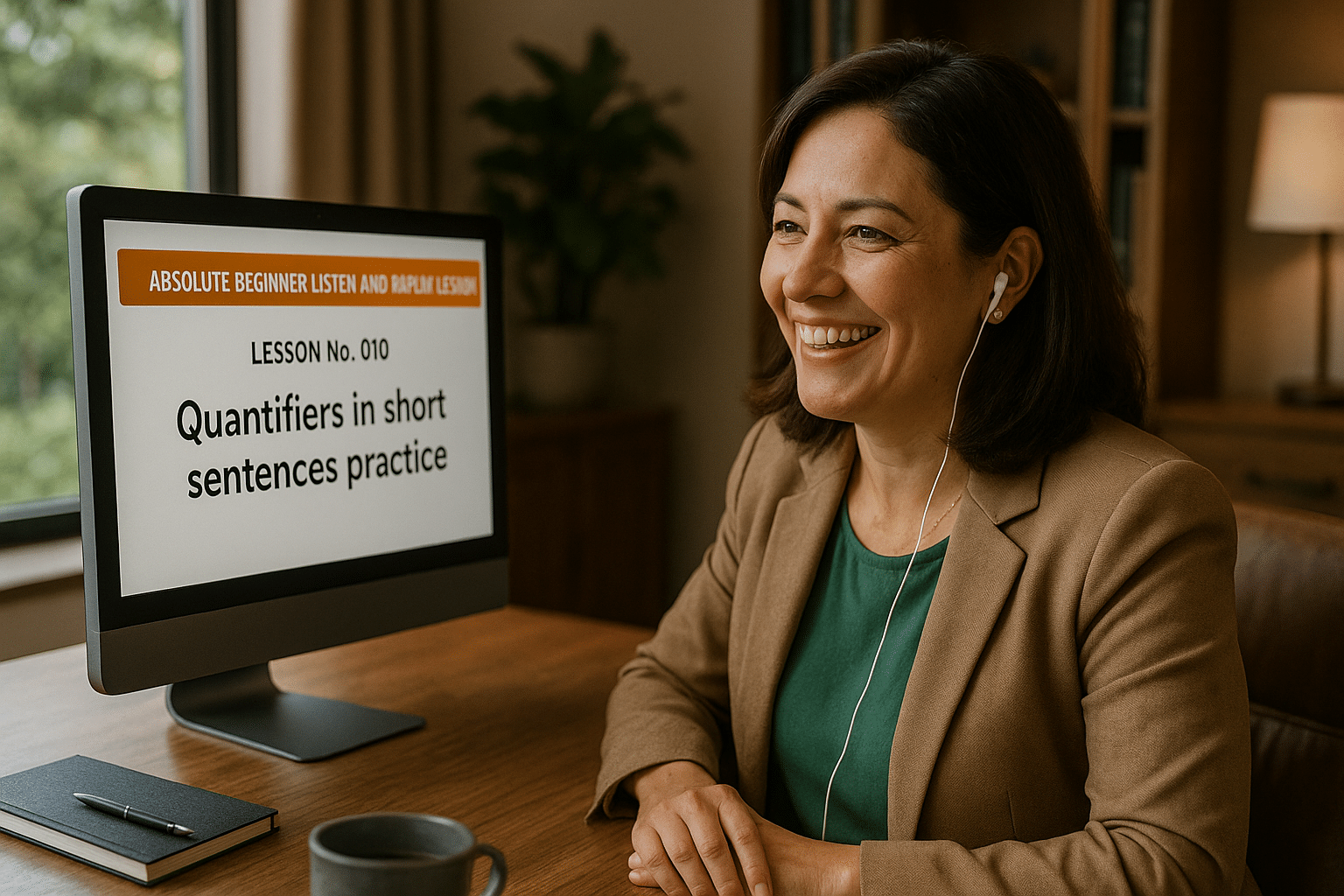 Absolute Beginner Listen & Repeat Lesson #010L Quantifiers in short sentences practice