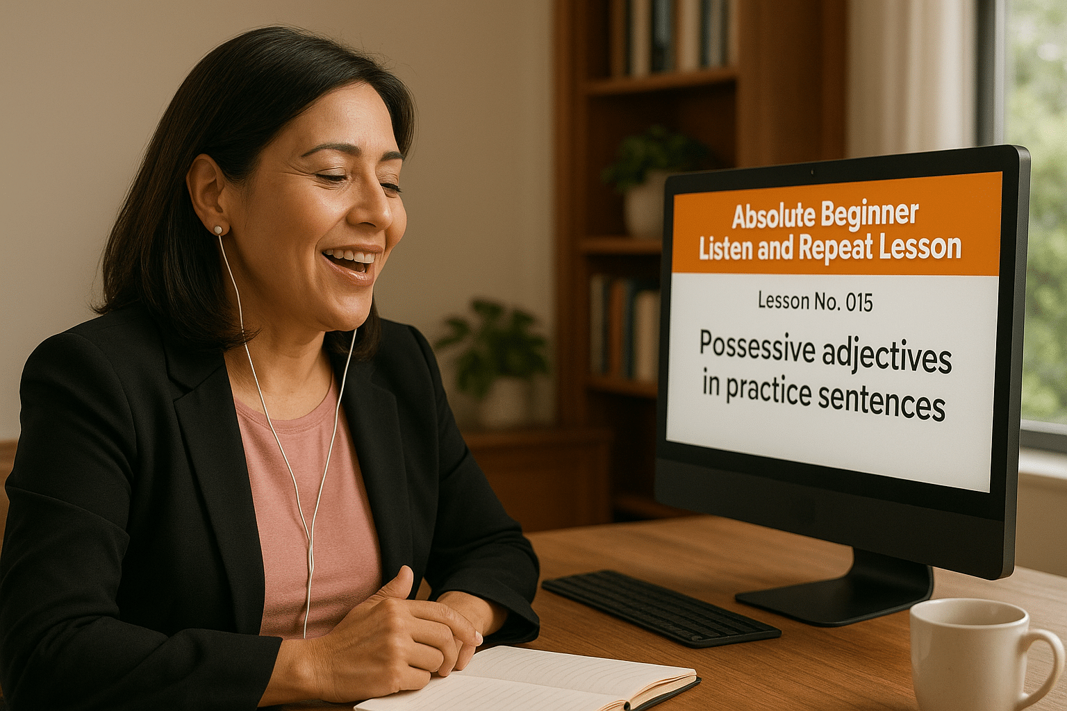 Absolute Beginner Listen & Repeat Lesson #015L Possessive adjectives in practice sentences