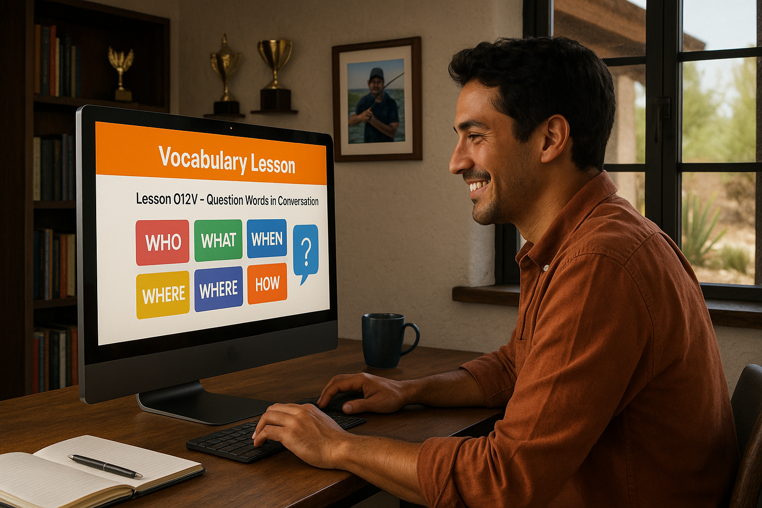 Absolute Beginner Vocabulary Lesson #012V Learn question terms: 5 Wh/How, Do you, If you, Does she, Can he, Are they.