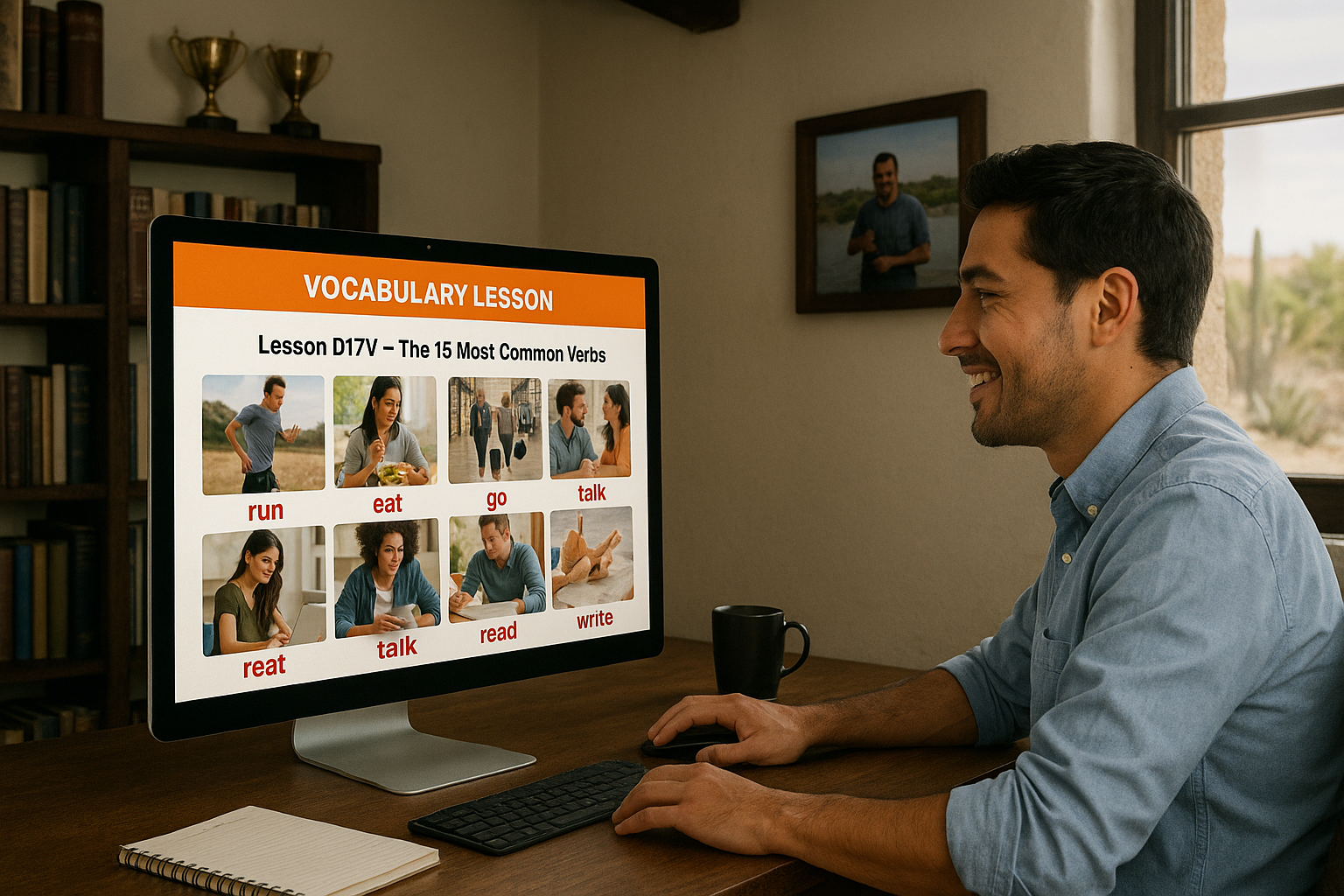 Absolute Beginner Vocabulary Lesson #017V Learn the 15 most common verbs.