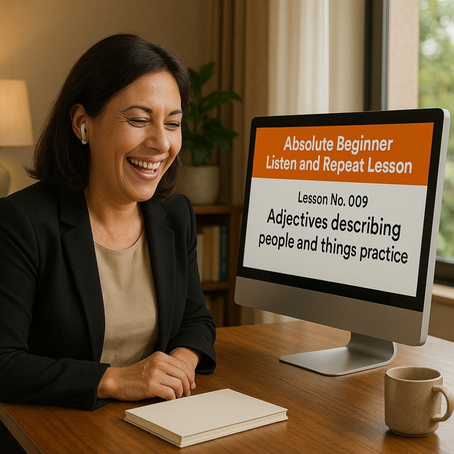 Listen and Repeat Lesson Describing People, Things