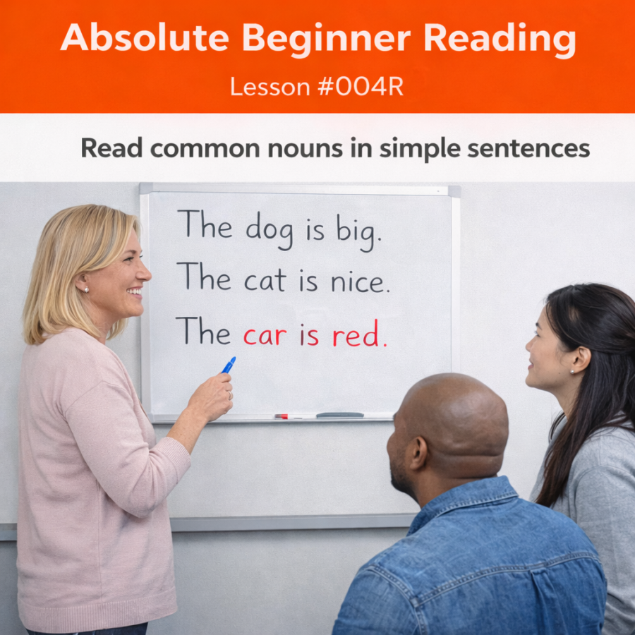 absolute beginner reading #004r