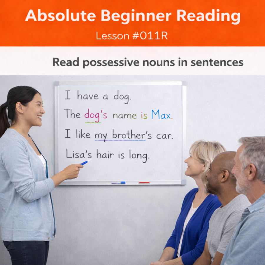 absolute beginner reading #011r
