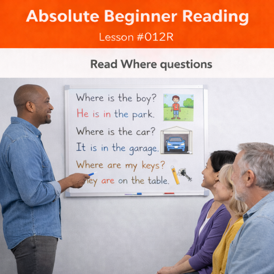absolute beginner reading #012r