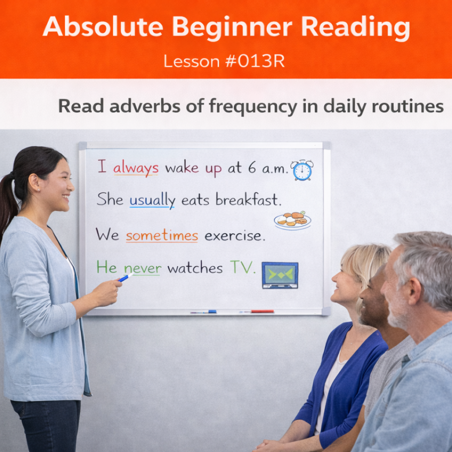 absolute beginner reading #013r