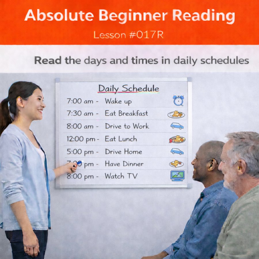 absolute beginner reading #017r