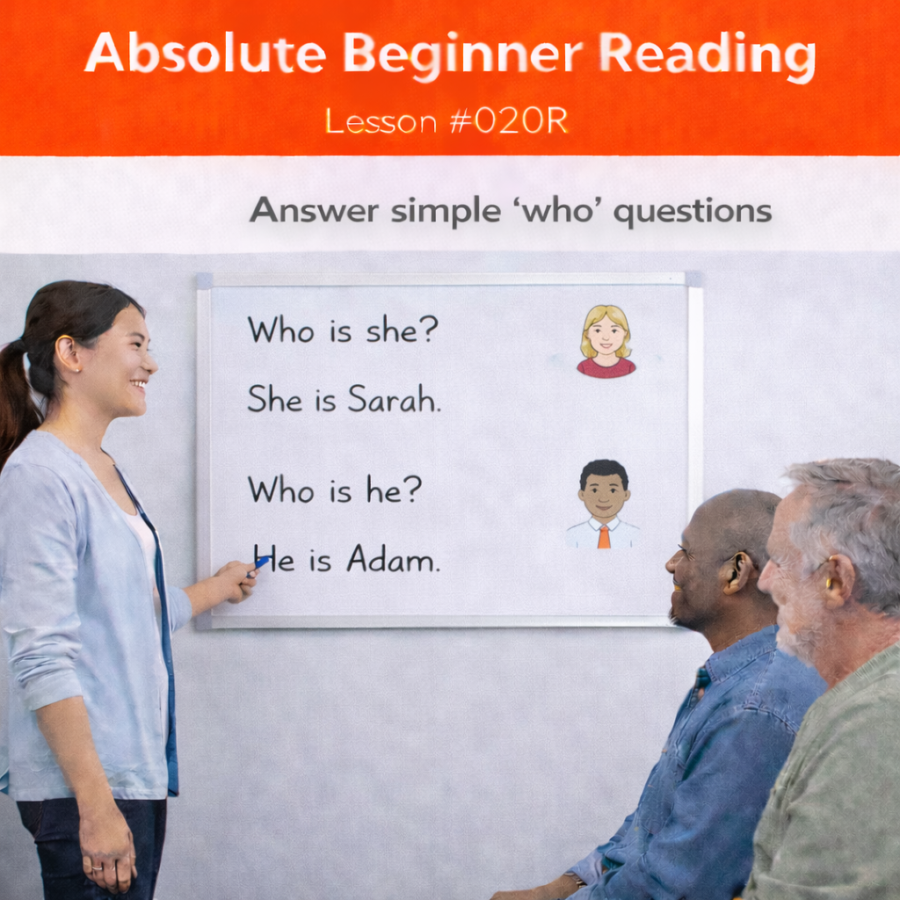 absolute beginner reading #020r