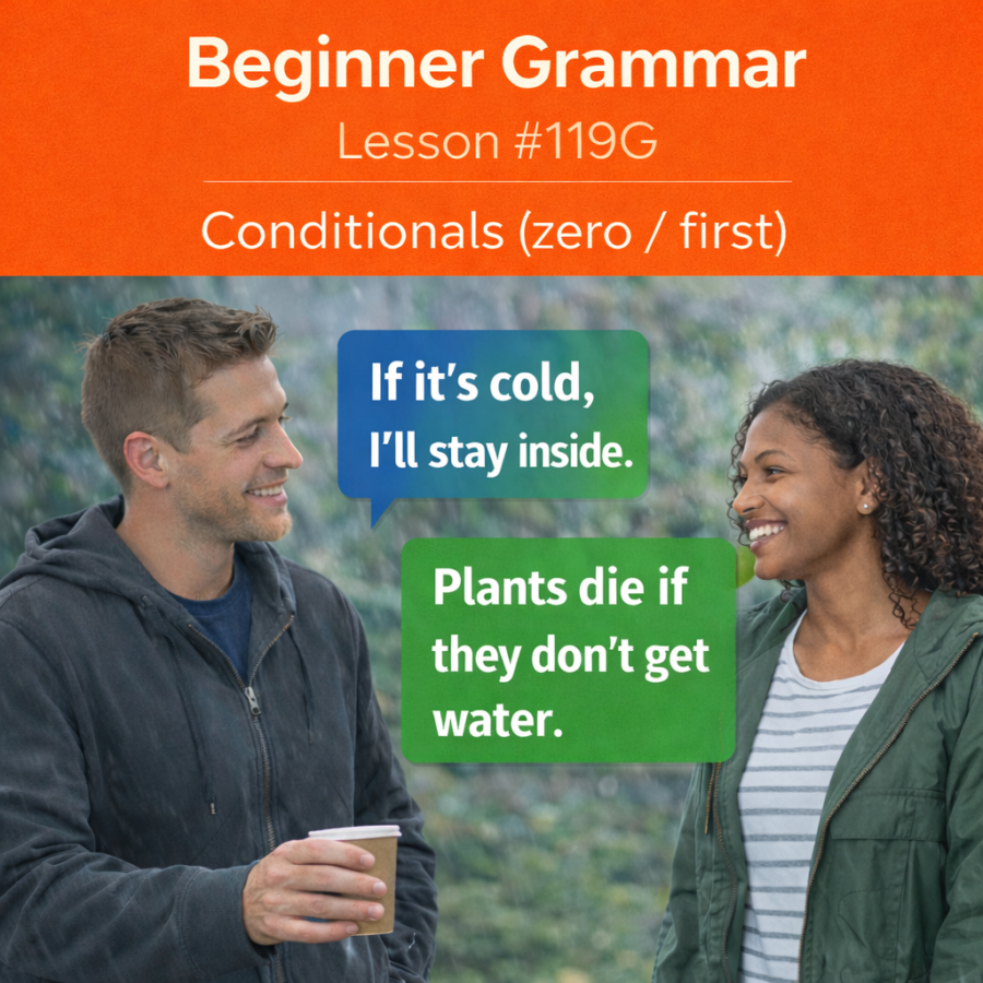 grammar #119 Conditionals (Zero/First)