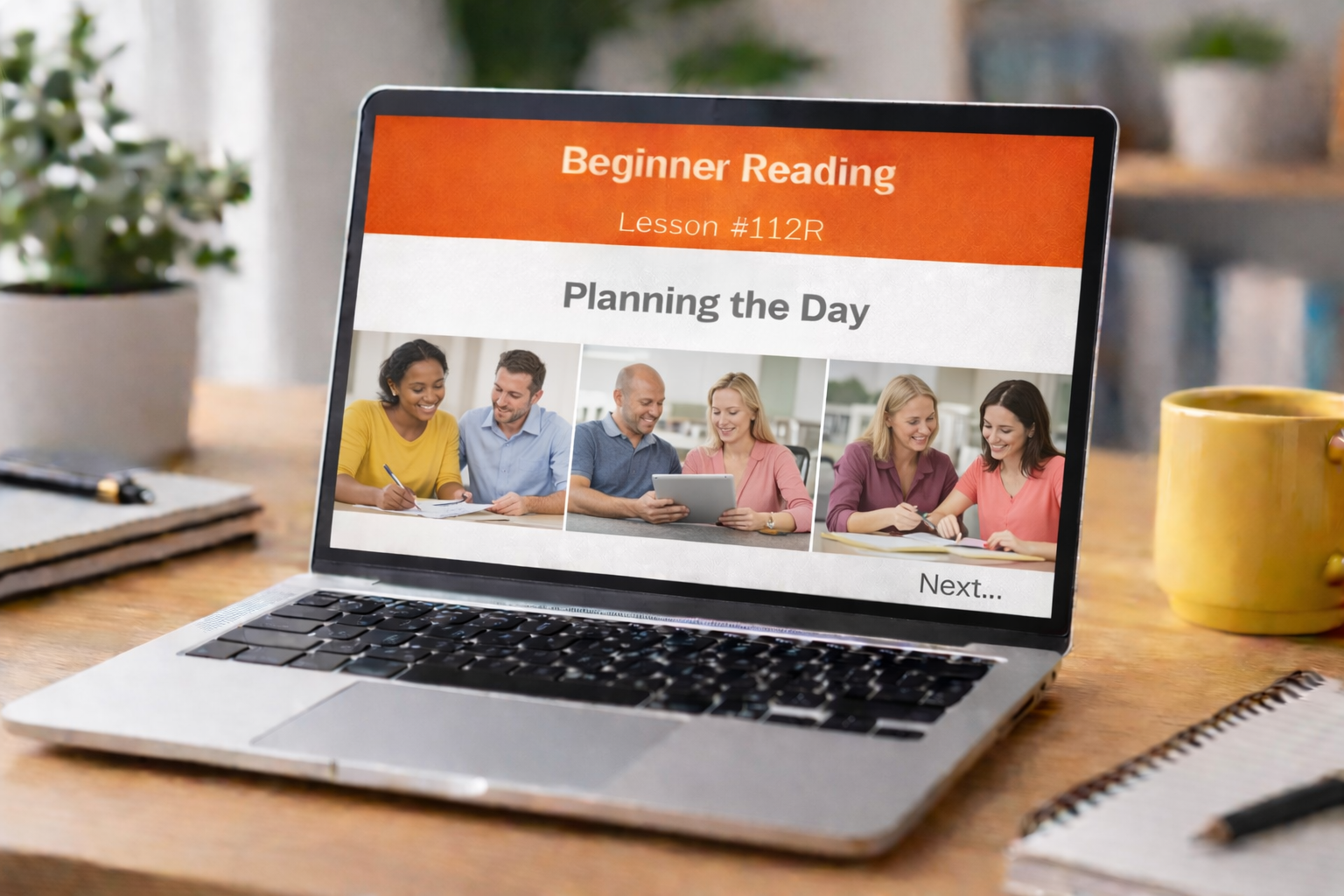 Beginner Reading Lesson #112R Planning the Day